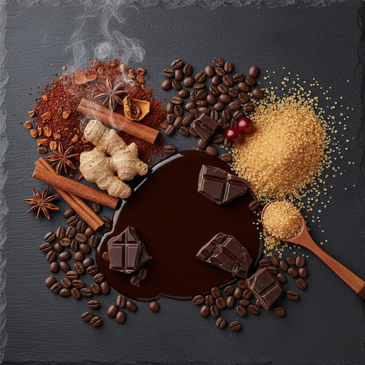 Bali Blue single-origin coffee tasting notes - dark chocolate, earthy spice, brown sugar