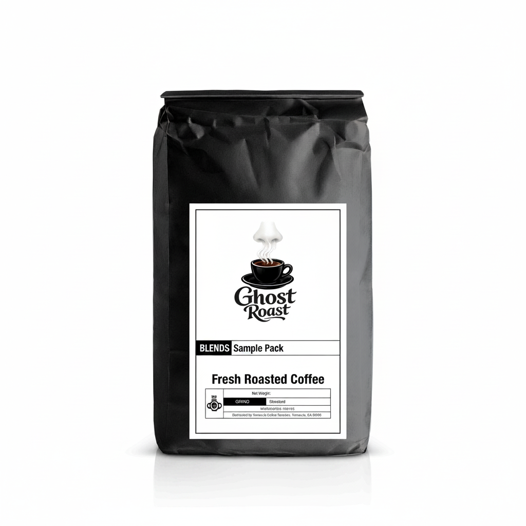 Ghost Roast Blends Sample Pack — six 2oz coffee bags